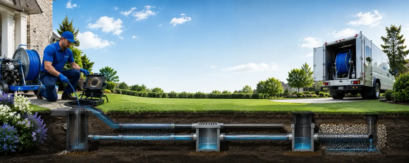 Outdoor drain cleaning information for Louisburg, KS